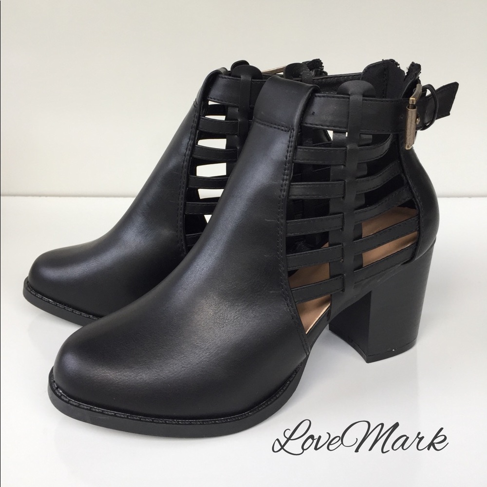 Women New with Box heel Bootie Ankle Boots 